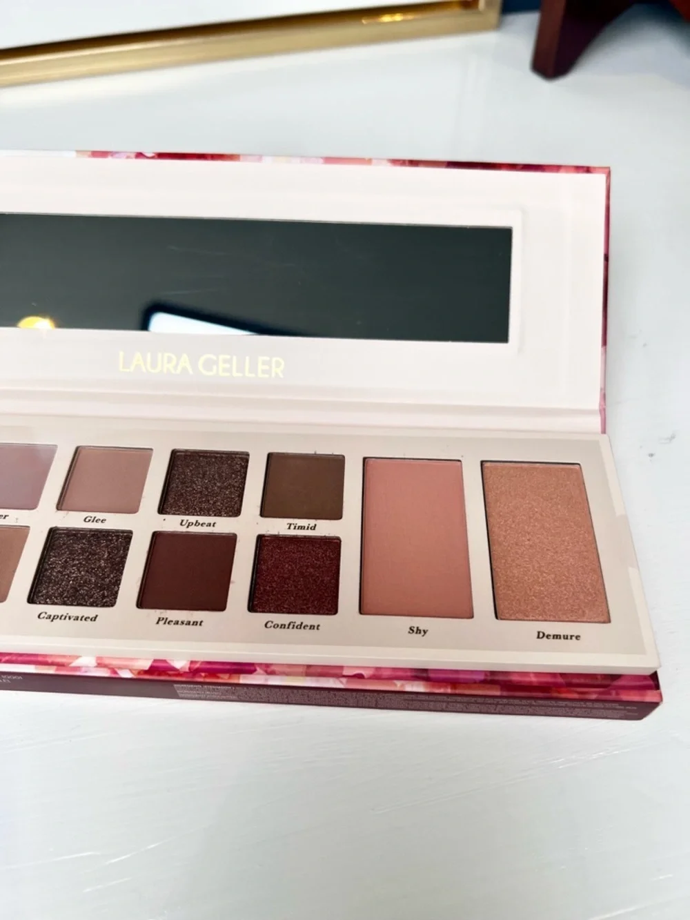 Laura Geller Blushing Beauty Eyeshadow Blush Highlighter Palette Pinks & Browns